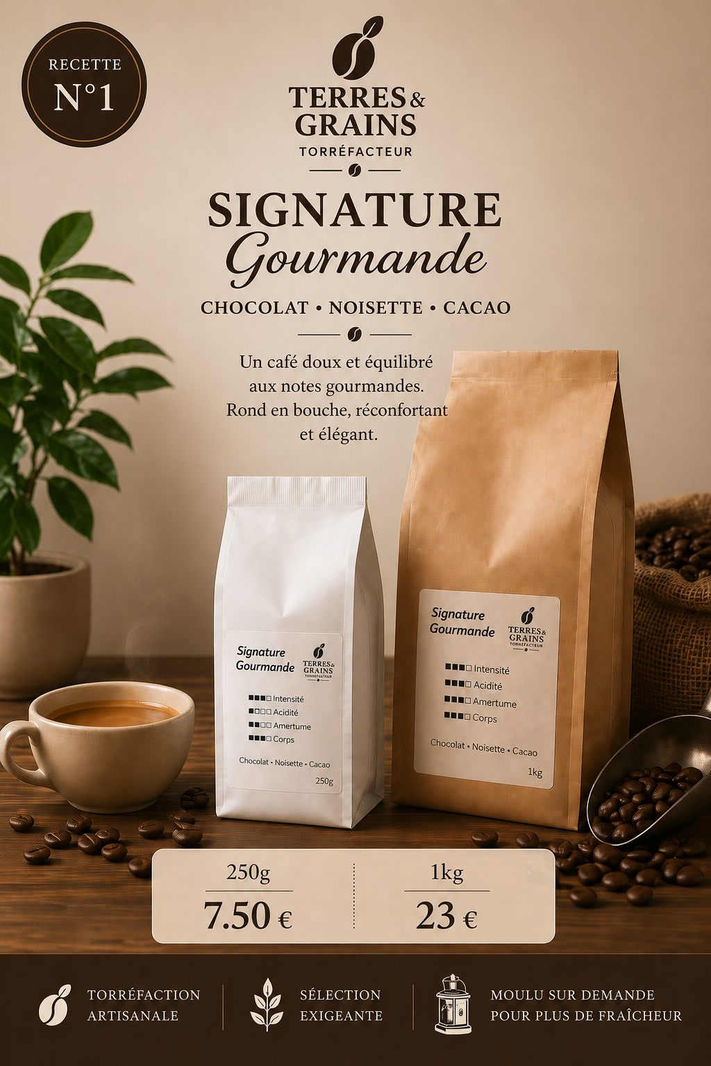 Signature Gourmande - Café en grains
